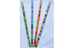China 7 Black Wooden HB Pencil With Eraser Graphite Pencil supplier