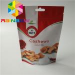 Dry Nut Stand Up Pouch Packaging Eco - Friendly With Transparent Color for sale
