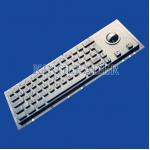 IP65 Cherry Keyswitch Panel Mount Kiosk Mechanical Keyboard With Trackball