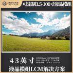 IPS 43'' LCD Monitor 1920*1080 LVDS Interface TFT LCD Module for sale