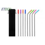 Non Toxic Stainless Steel Reusable Straws Plastic Straws Perfect Replacement for sale