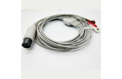 China IEC 3m AHA GE ECG Cables And Leadwires With Snap supplier