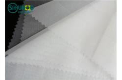 China Fusible Woven Plain Weave Interlining For Women Chiffon Georgette supplier