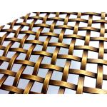 Architectural  Woven Decorative Wire Mesh For Building Facades Claddings for sale