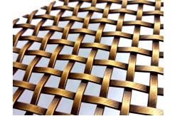 China Architectural  Woven Decorative Wire Mesh For Building Facades Claddings supplier