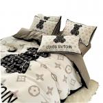 Modern Style Cartoon White Bear Head Design Bedding Sets with 100% Polyester Material for sale