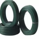 Plastic Coated Iron Green Binding Wire 3.2mm for sale
