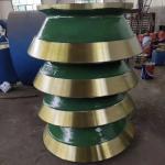 Cone Crusher CH420 Casting Bowl Liner Concave And Mantle and crusher liner for sale
