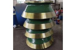 China Cone Crusher CH420 Casting Bowl Liner Concave And Mantle and crusher liner supplier