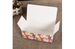 China Handcrafted Ivory Board Box Folding Fancy Gift Boxes ISO9001 supplier