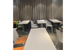 China Office Furniture Manufacturers Foldable Training Table Meeting Room Table supplier