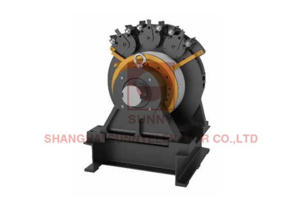 Disc Brake 4m/S Load 1600kg Gearless Traction Machine With Position Sensors