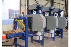 China Multiple Head Wood Portable Sawmill Multi Heads Horizontal Resaw Bandsaw Machine supplier