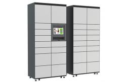 China CE FCC Electronic Post / Mail Lockers with Advertising Videos 19” LCD Display supplier