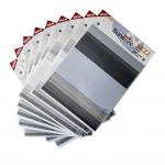 8 Grade 100% Polyester Silky Soft Blackout Blinds Shades Zebra Blinds Fabric for sale