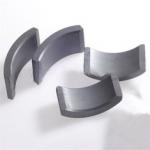 Charcoal Gray Ferrite Arc Magnet Strong Ferrite Magnets Starter Motor for sale
