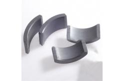 China Charcoal Gray Ferrite Arc Magnet Strong Ferrite Magnets Starter Motor supplier