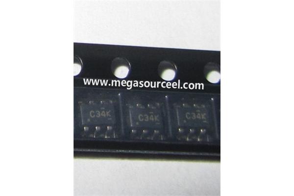 Integrated Circuit Chip SN74LVC2G34DBVR - Texas Instruments - DUAL BUFFER GATE