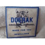 High Density 3D Organic Canvas Screen Printing Label For Children'S Garments for sale