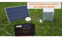 China Usb Portable Solar Power Bank 500w / 600w Fire Emergency supplier