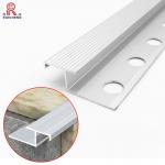 Non Slip Aluminium Stair Nosing Edge Trim 3m Length Powder Coating for sale