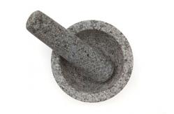 China Custom Granite Stone Mortar And Pestle Set Spices Pestle Press Grinder supplier