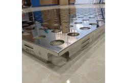 China 20mm Stainless Steel Ceiling Panel Mirror 304 Perforated Clip In Ceiling supplier