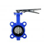 Wafer Dn25 Butterfly Valve Lug Type Manual Anti Corrosive Seal for sale