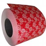 Flat Color Coated Galvanized Steel Coil 1000mm - 12000mm Prepainted Color Coated Steel Coil for sale