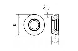China Custom RDMW 0702MO Carbide Inserts For Aluminum Alloy supplier