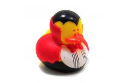China Duck Shape Rubber Bath Toys Police Floating Bath Safe Rubber Duck Soft Feeling supplier