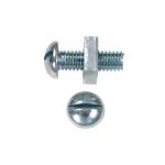Carbon Steel Zinc Plated Slotted Stove Bolt for sale