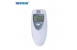 China Single Screen Breathalyzer Alcohol Tester White Mini Lcd Detector supplier