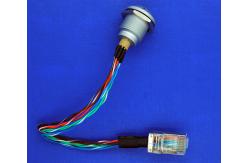 China Male To Male Custom Power Cables , 1K 8 Pin Sleeved Power Supply Cables  supplier