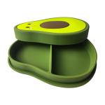 Customized Shape Food Grade Silicone Divided Plates For Babies