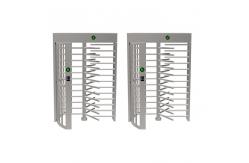 China High Safety Access Control Turnstile Gate Brushed SS Robust Full Height Turnstile supplier