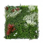 Vertical Backdrop Panel Plastic Plant Artificial Hedge Fence Green Wall For Decoration for sale