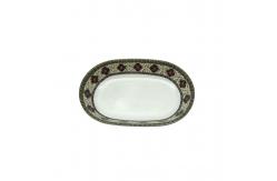 China Rectangle 8 Inch Melamine Meat Plate For Home And Restaurant supplier