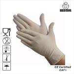Single Use Latex Disposable Gloves Plastic Hand Gloves Easy To Wear BSA3045 for sale