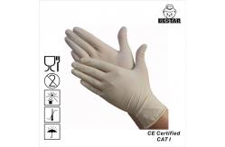 China Single Use Latex Disposable Gloves Plastic Hand Gloves Easy To Wear BSA3045 supplier