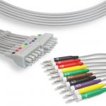 10 Leads IEC EKG Leadwire K124MQ  GE Marquette 4.0mm Banana for sale