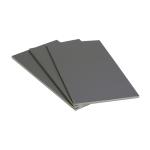 PVDF Aluminum Composite Panel with FR Core Black Color Surface Hardness ≥HB for sale
