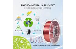 China PLA Plus 3D Printer Filament Toughness Enhanced Silk Black Red Filament Technology FDM supplier