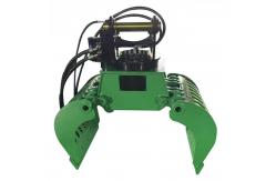 China 360 Rotating  Excavator Hydraulic Shear Stone Steel Grapple supplier