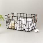 Multifunctional Household Bathroom Iron Wire Basket Organizer for sale