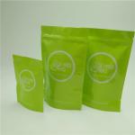 Stand Up Plastic Zipper Bags Bright Colors Customized Thickness For Tea for sale