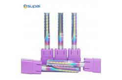 China TCT Carbide 3 Flutes Custom End Mills CNC Milling Cutters Wood Router Bits supplier