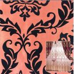 Flocking Dupioni Fabric for window curtain fabric for sale