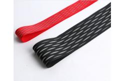 China Wholesale Custom Fashion Logo Thick Reflective Oxford Webbing For Bag supplier