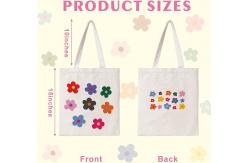 China Wipe Clean Zipper Eco Canvas Bags With Cotton Linen supplier